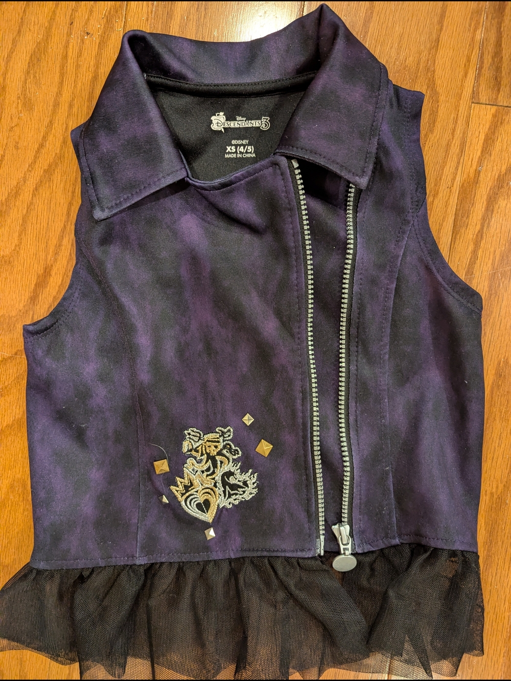 Disney Descendants Mal Zip Vest